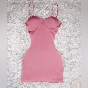 Pink babydoll dress